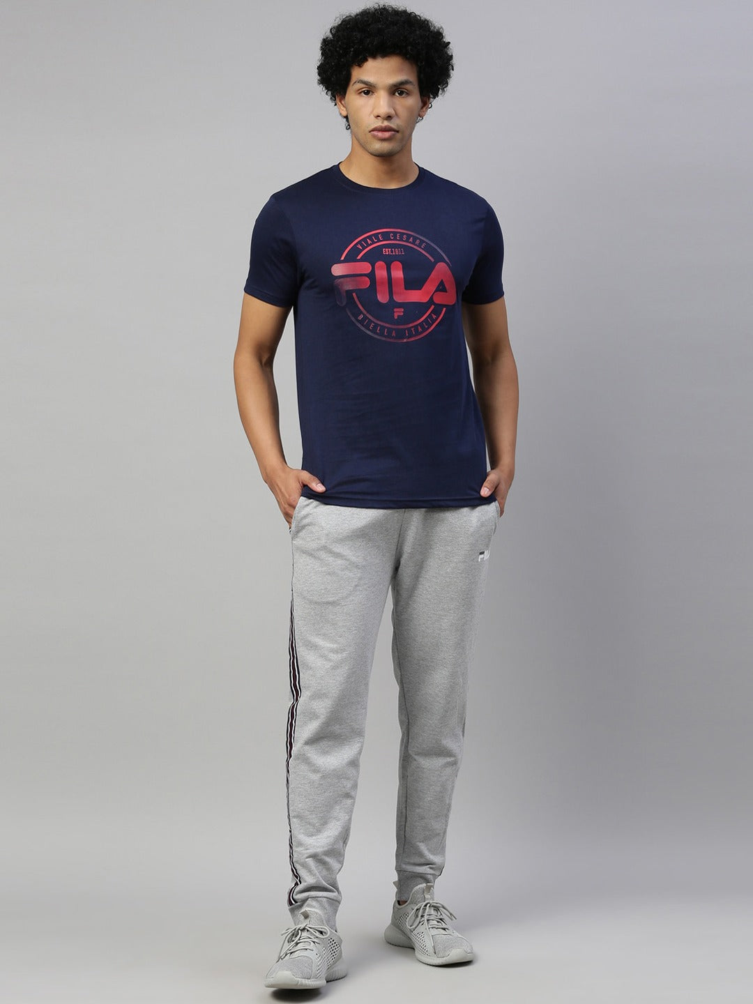 Fila Black Aldo Men's Cuffed Jogger
