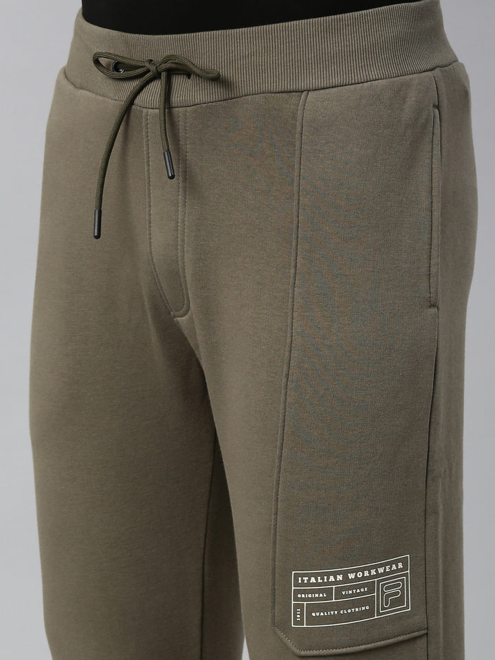 Fila Black Crain Men's Cuffed Jogger