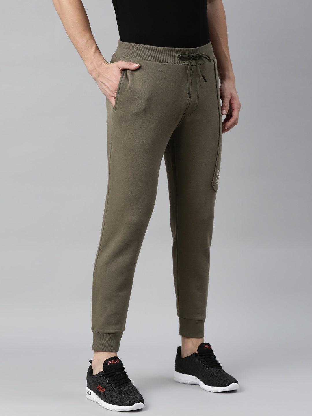 Fila Black Crain Men's Cuffed Jogger