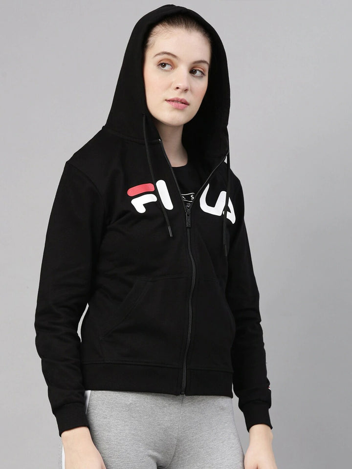Fila Black Dahlia Women's Logo Hoodie
