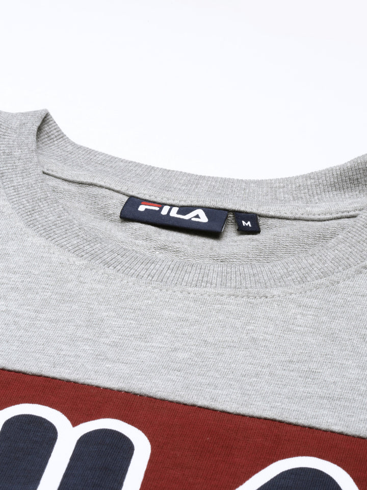 Fila White Gendry Men's Crew Sweatshirt