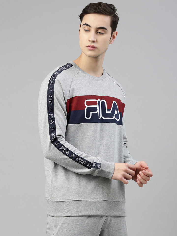 Fila White Gendry Men's Crew Sweatshirt