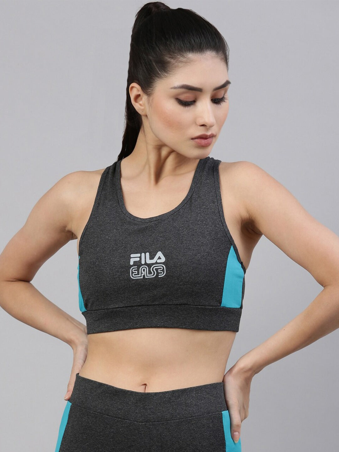 Fila Black Nayla Women's Sports Bra