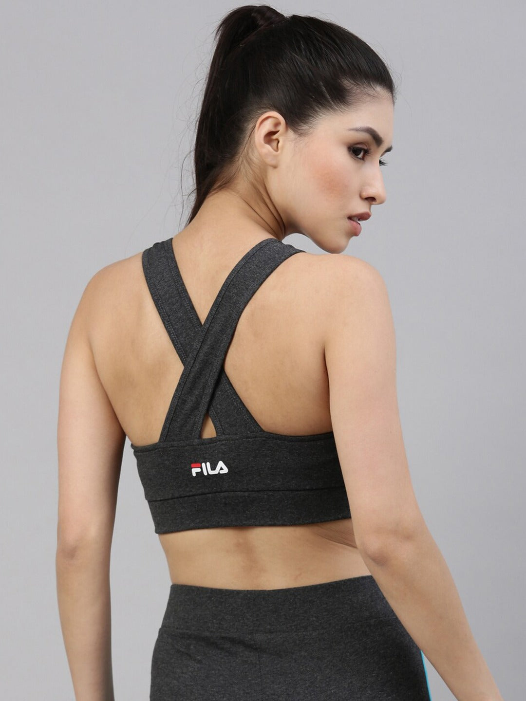 Fila Black Nayla Women's Sports Bra