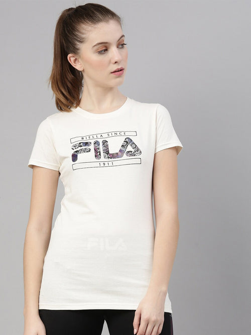 Fila White Cali Women's Graphic T-Shirt