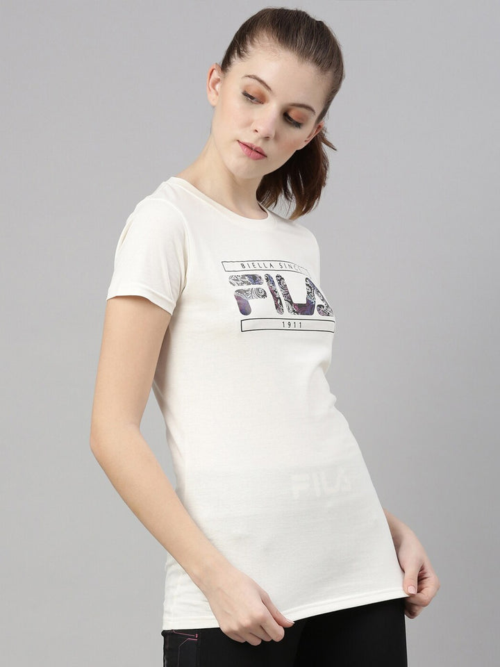 Fila White Cali Women's Graphic T-Shirt