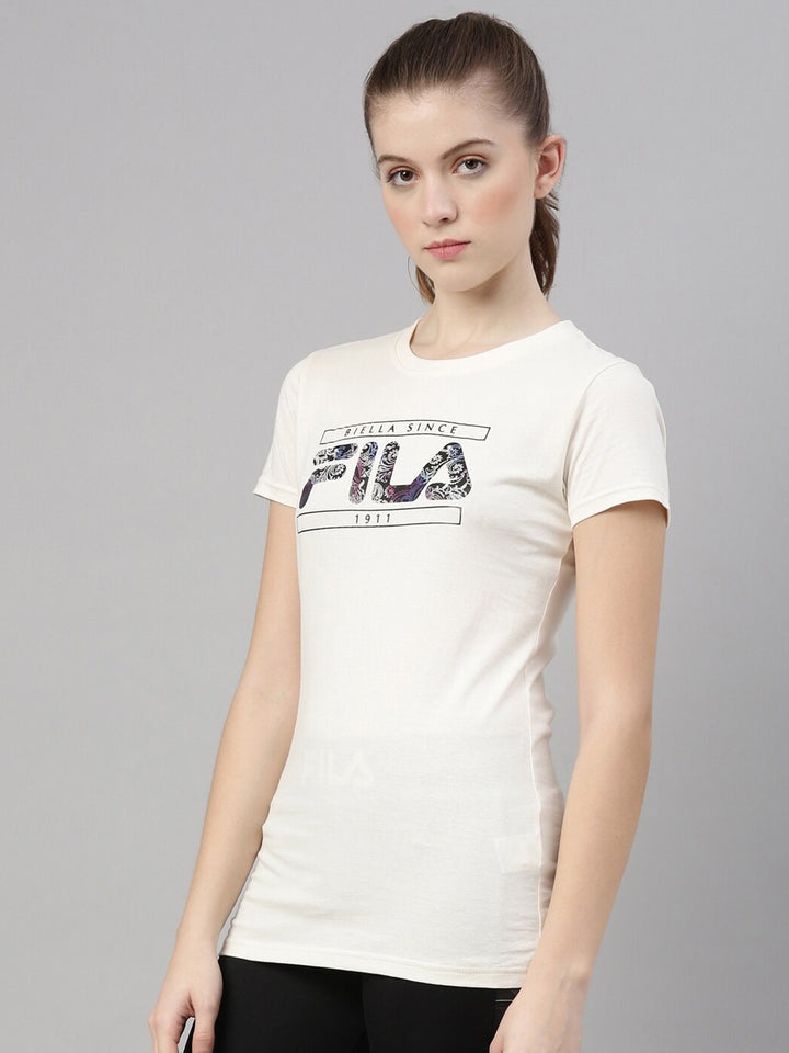 Fila White Cali Women's Graphic T-Shirt