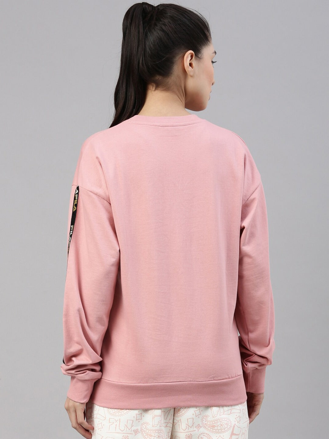 Fila Black Gianna Women's Crew Sweatshirt