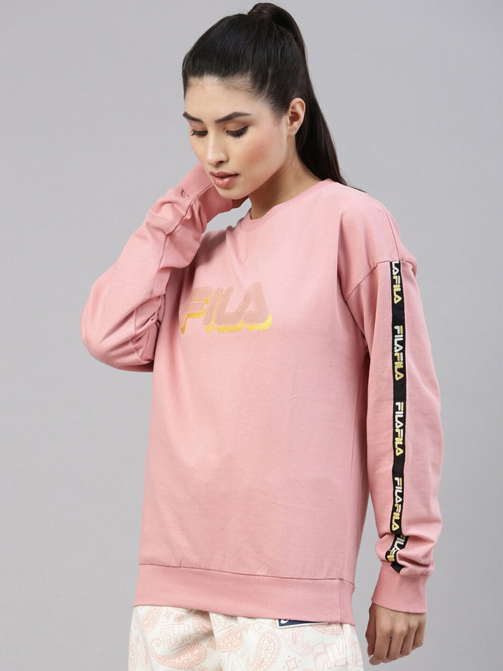 Fila Black Gianna Women's Crew Sweatshirt