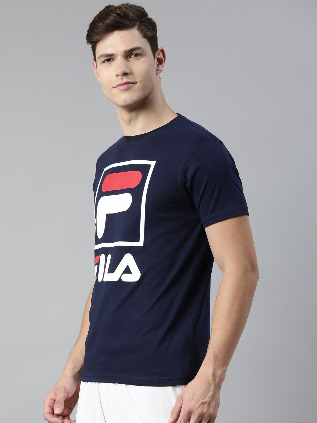 Fila White Felix Men's Logo T-Shirt