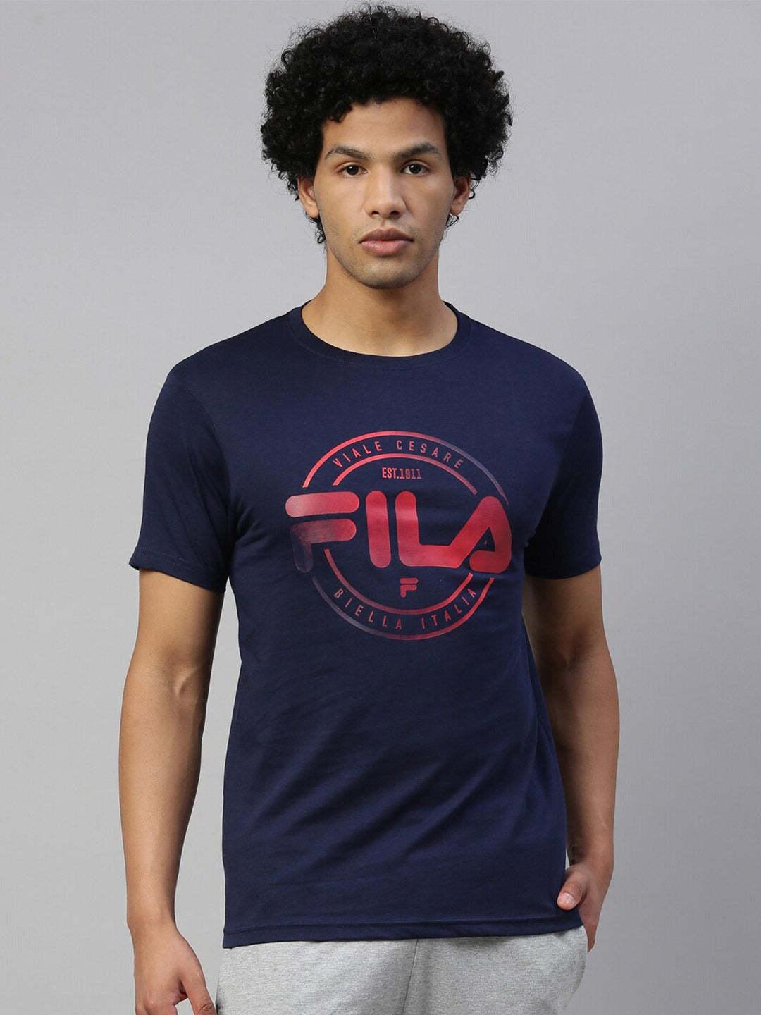 Fila White Easton Men's Logo T-Shirt