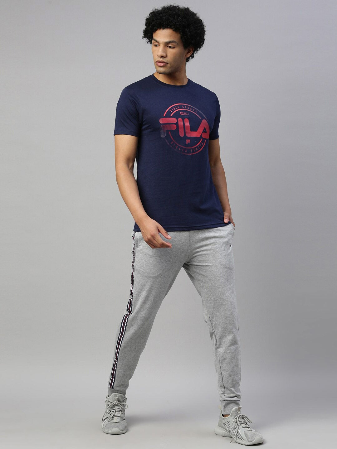 Fila White Easton Men's Logo T-Shirt