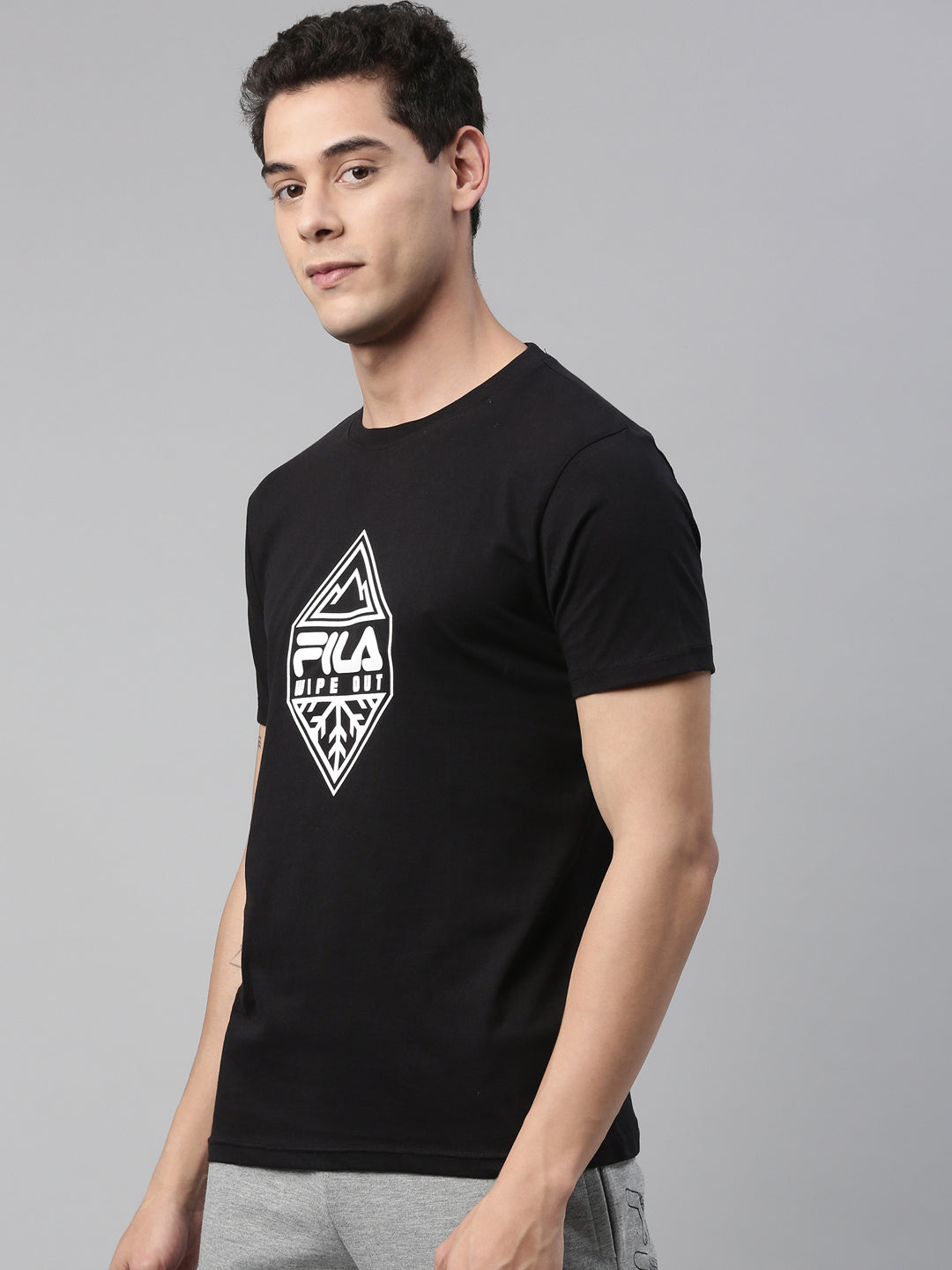 Fila White Mathers Men's Graphic T-Shirt