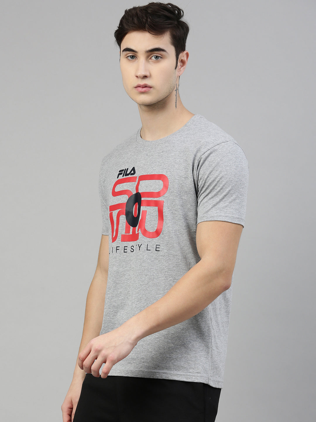 Fila White Celio Men's Graphic T-Shirt
