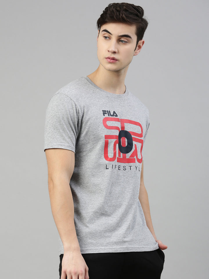 Fila White Celio Men's Graphic T-Shirt