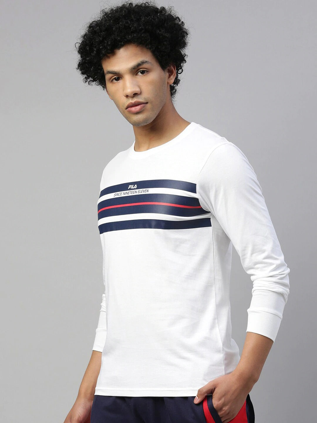 Fila Grey Caro Men's Graphic T-Shirt