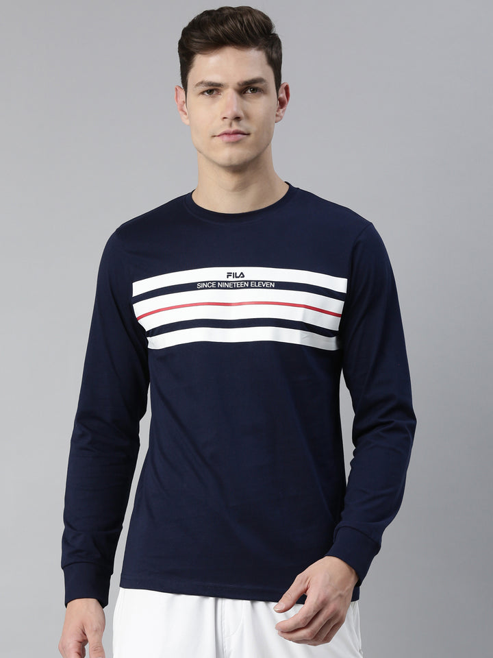 Fila White Caro Men's Graphic T-Shirt
