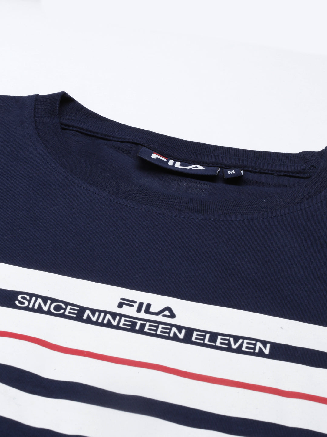 Fila White Caro Men's Graphic T-Shirt