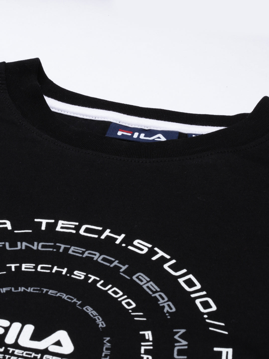 Fila Black Jeff Men's Graphic T-Shirt