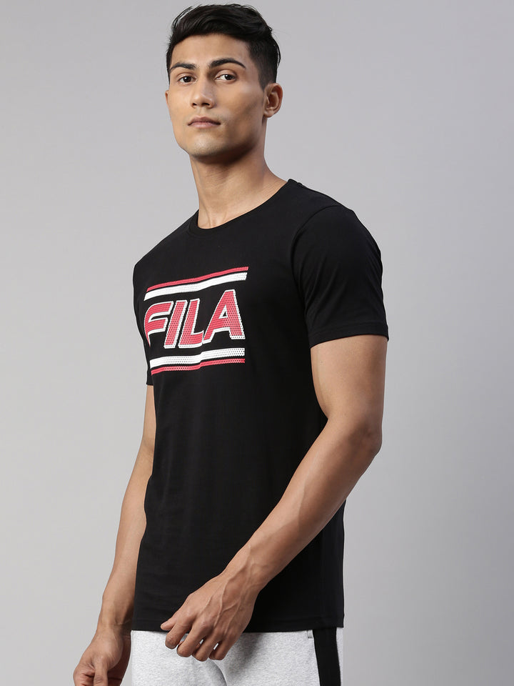Fila Black Micah Men's Logo T-Shirt