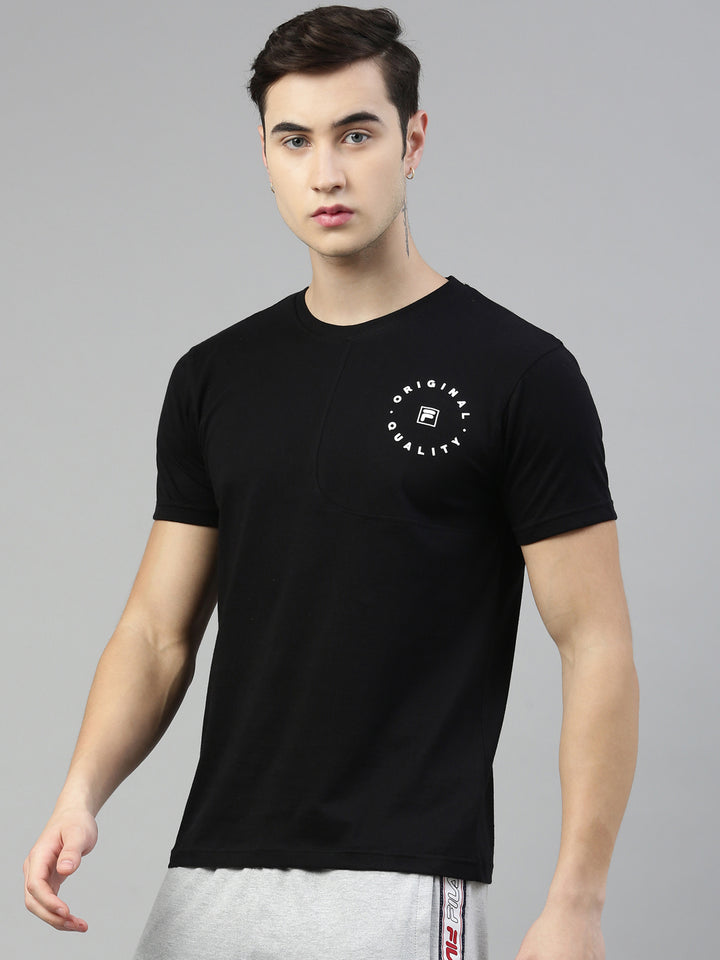 Fila Grey Hank Men's Cut and Sew T-Shirt