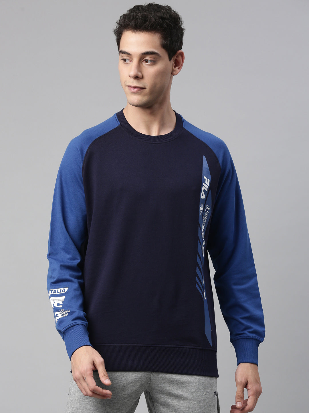 Fila White Ferrari Men's Crew Sweatshirt