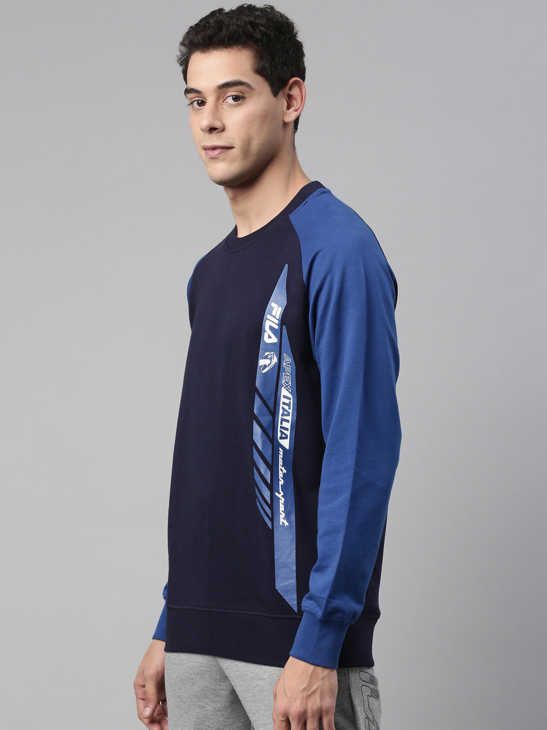 Fila White Ferrari Men's Crew Sweatshirt