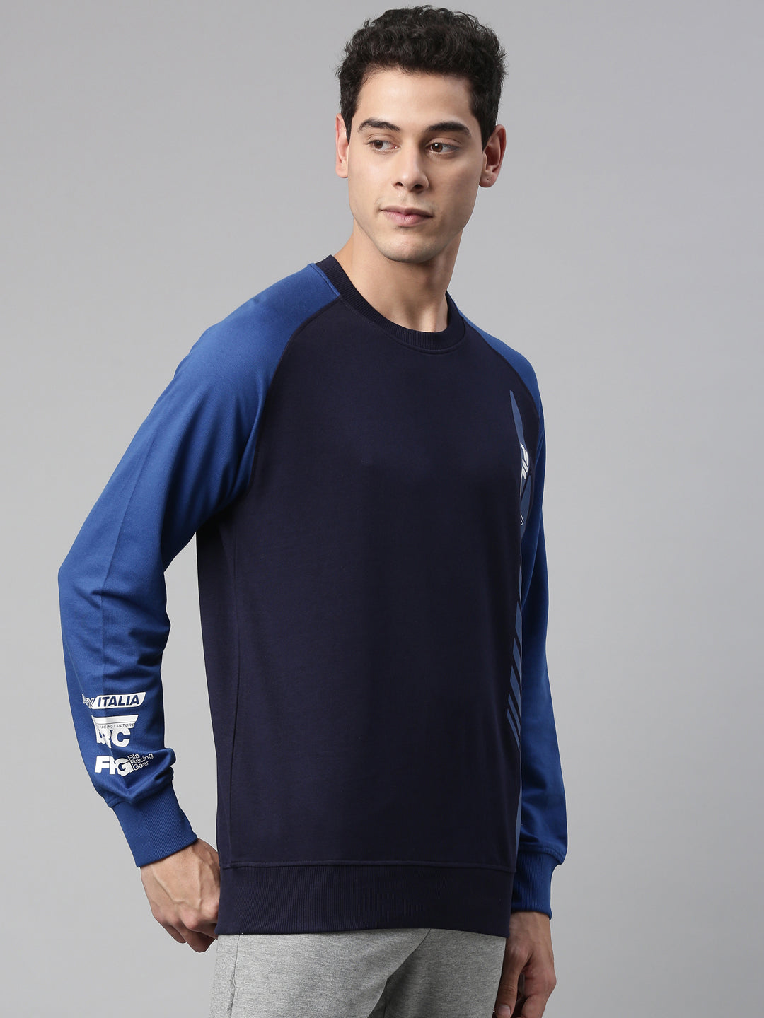 Fila White Ferrari Men's Crew Sweatshirt