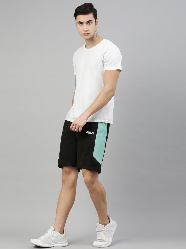 Fila Black Mike Men's Cut and Sew Short