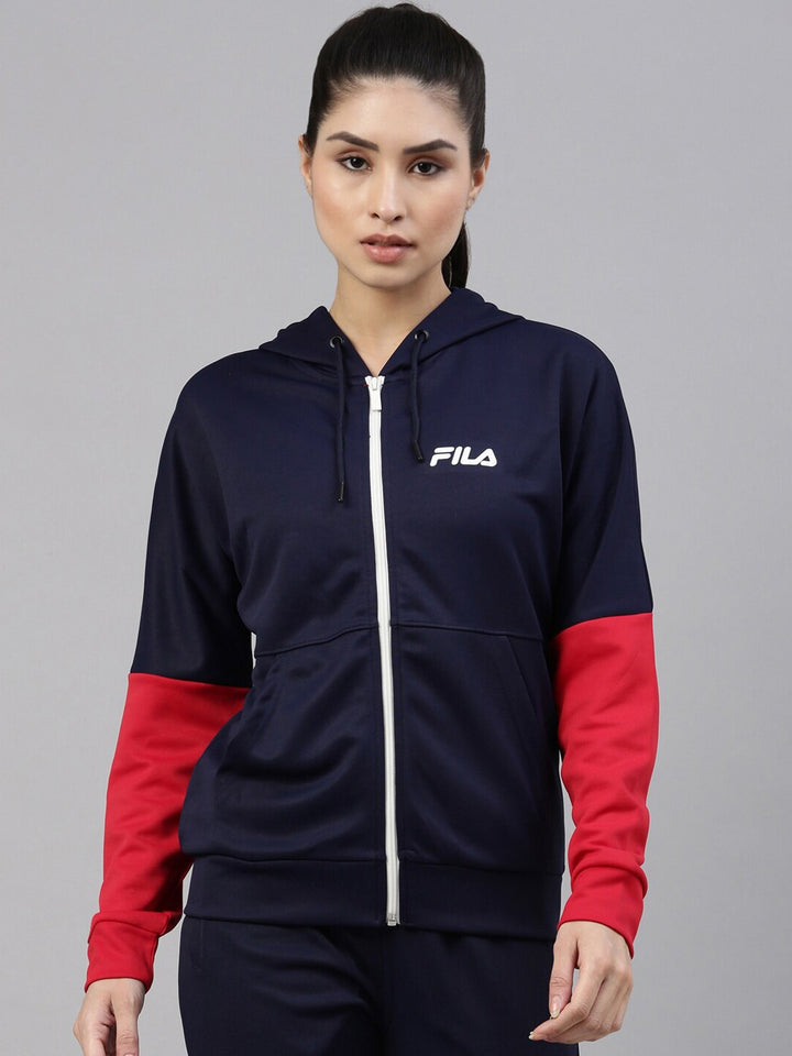 Fila Black Nadia JKT Women's Cut and Sew Track Jacket