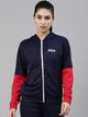Fila Black Nadia JKT Women's Cut and Sew Track Jacket