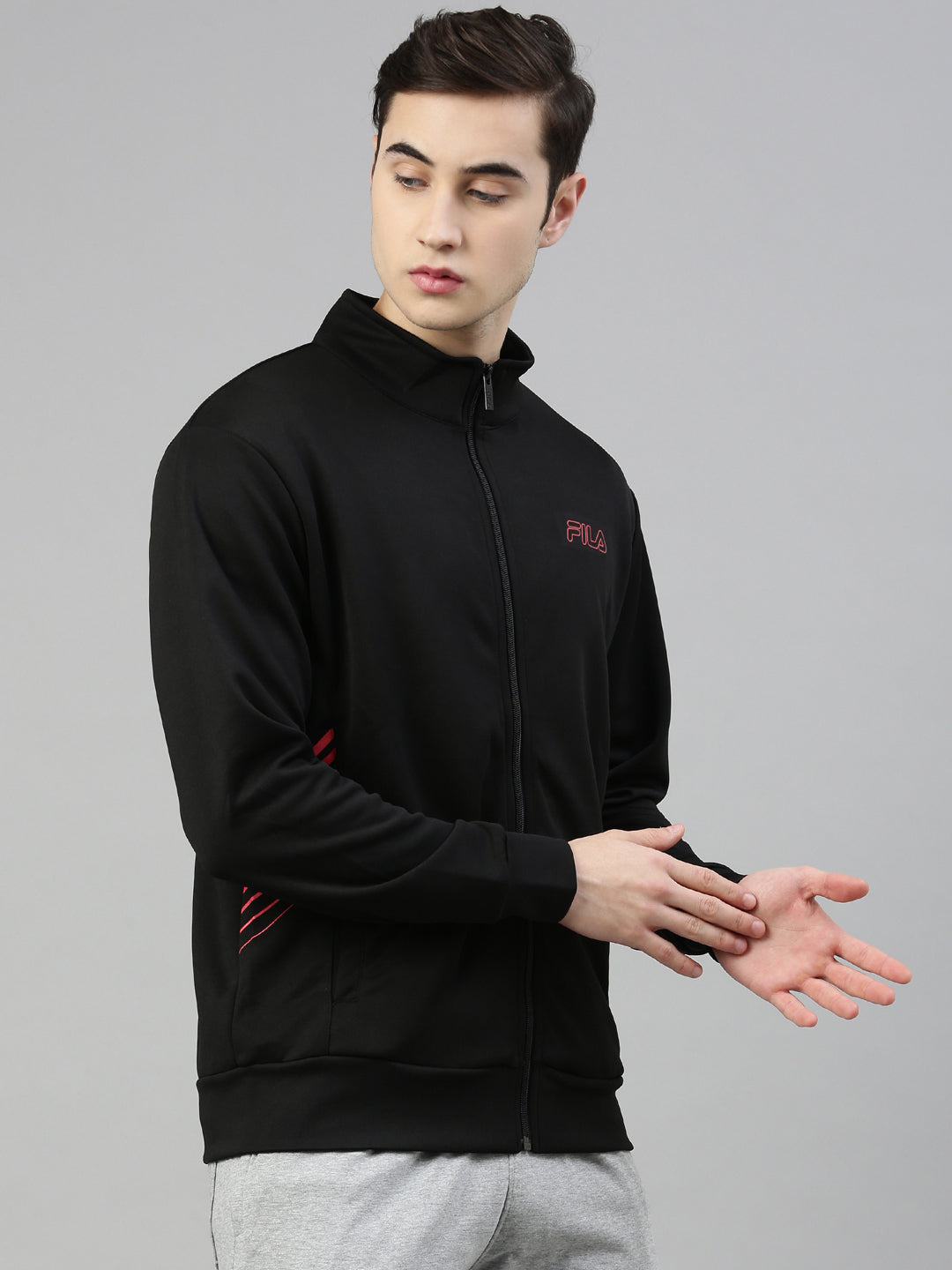 Fila Black Orlando JKT Men's Track Jacket
