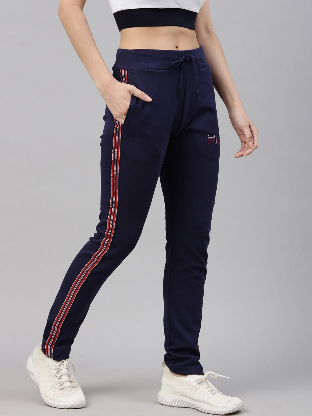 Fila Black Aisy Women's Cuffed Jogger