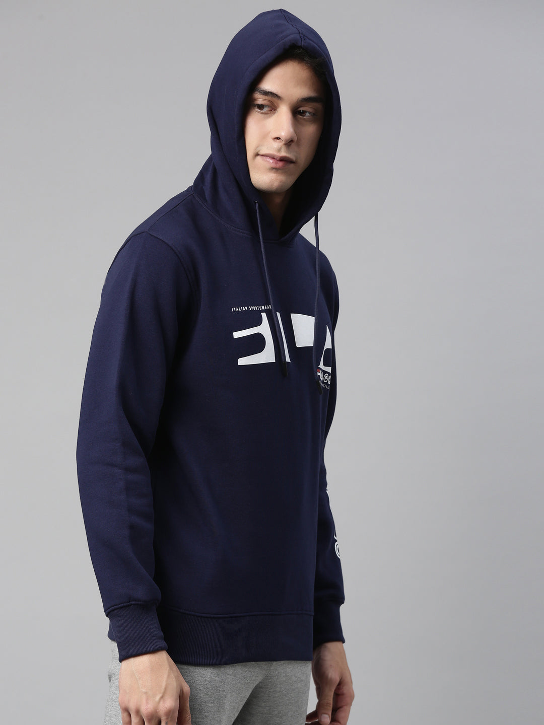 Fila White Brody Men's Hoodie