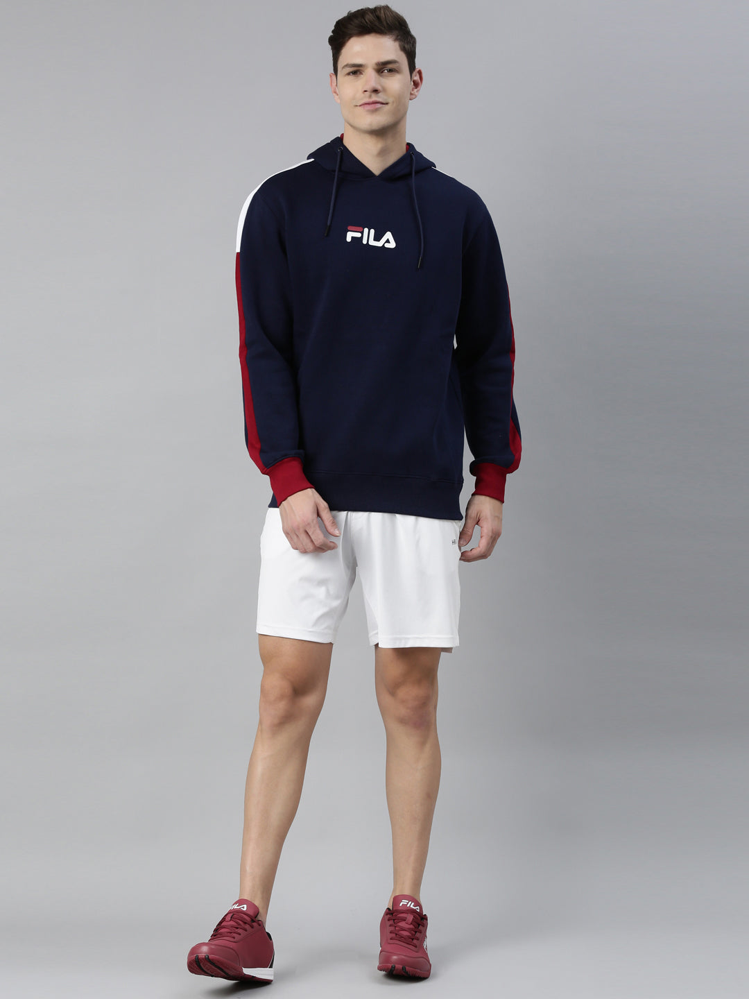 Fila Red Zacklin Men's Hoodie