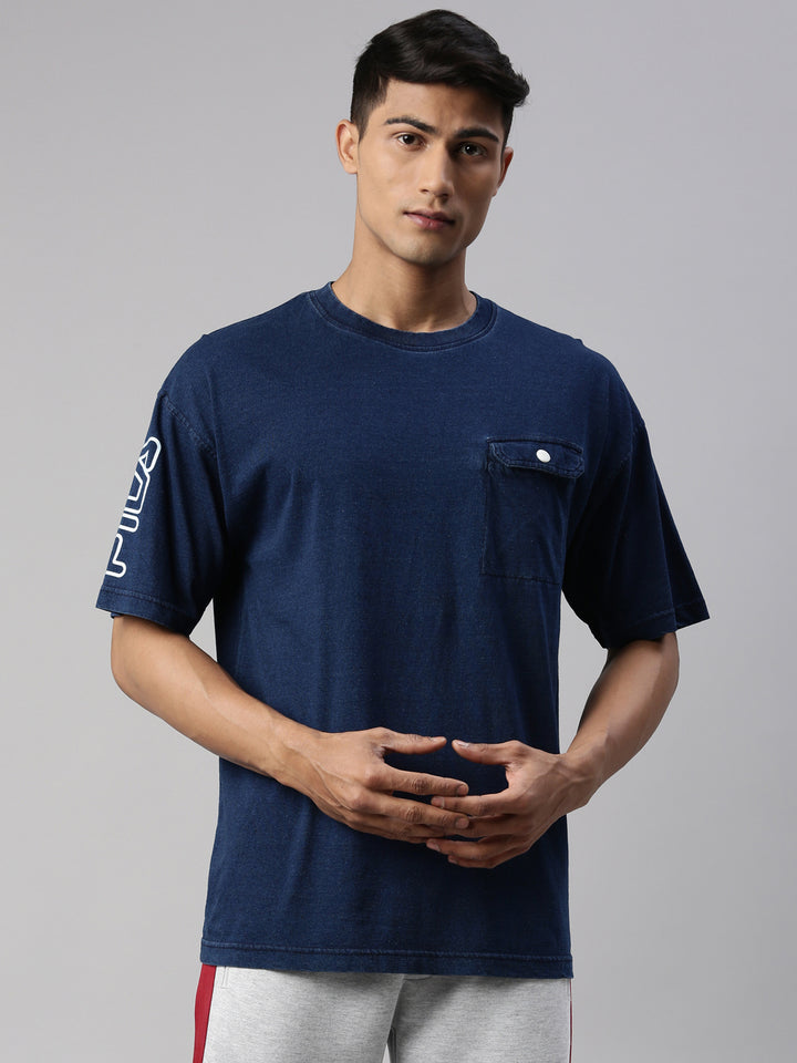 Fila Peacoat Jonas Men's Logo T-Shirt