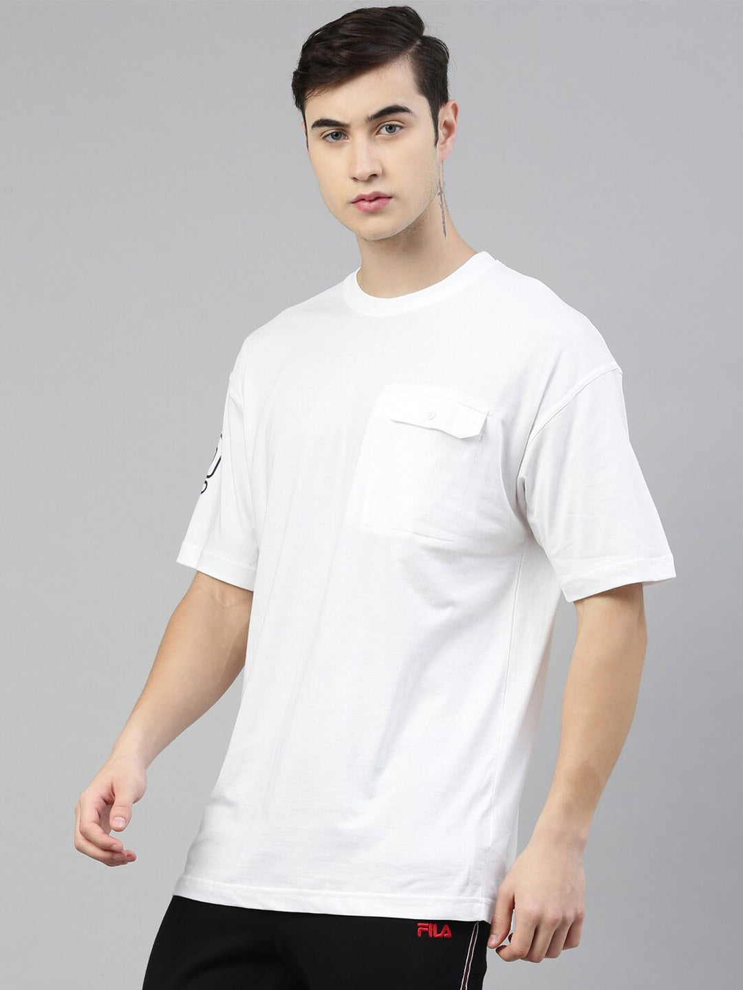 Fila Black Jonas 1 Men's Logo T-Shirt
