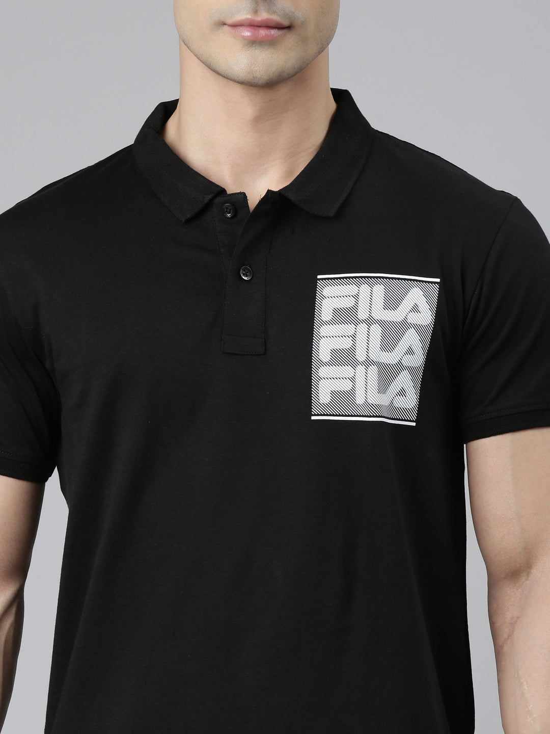 Fila Red Abbas Men's Graphic Polos
