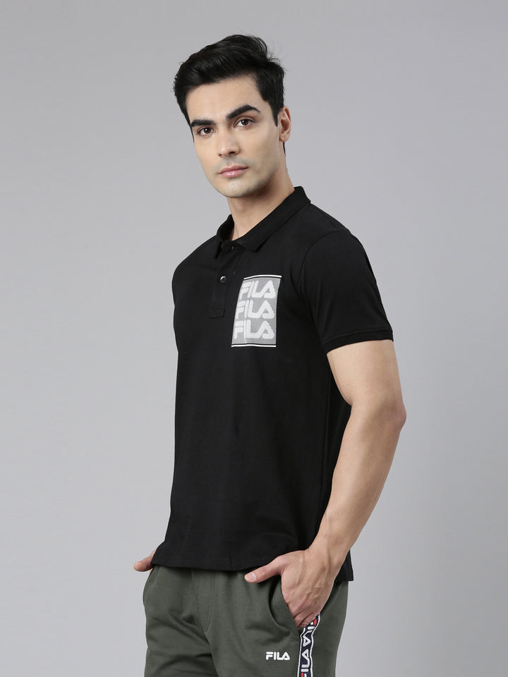 Fila Red Abbas Men's Graphic Polos