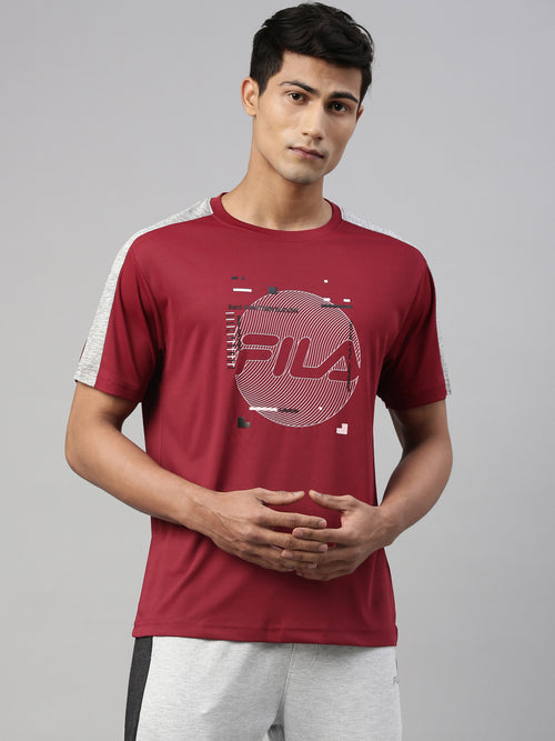 Fila Black Oddo Men's Graphic T-Shirt
