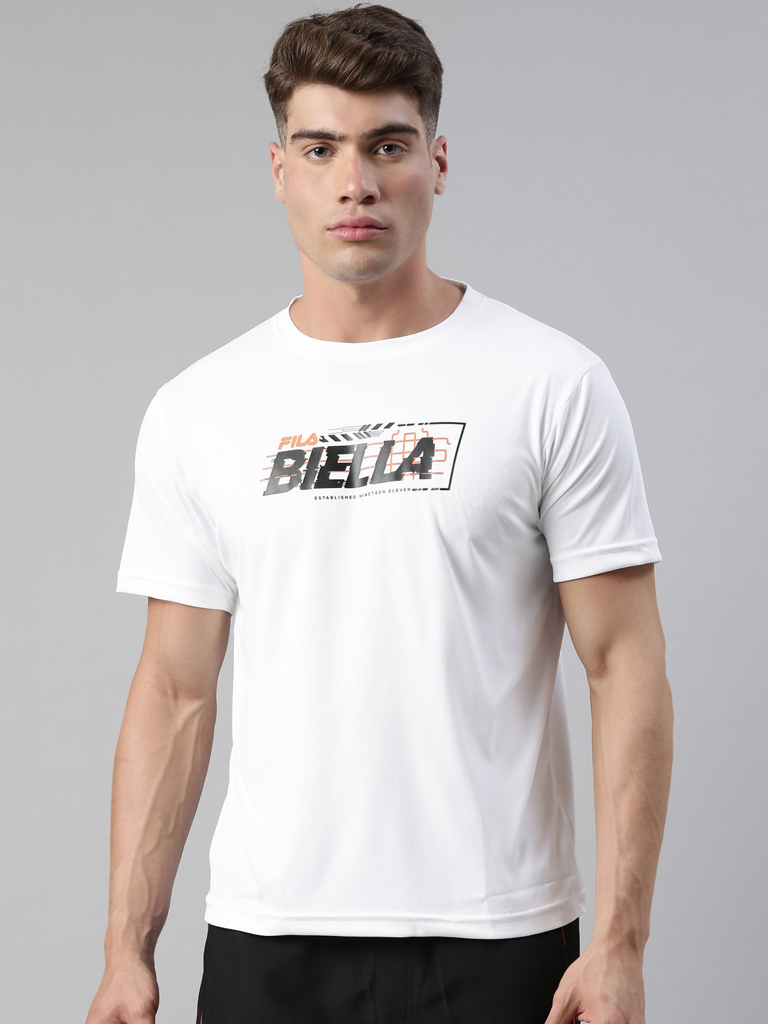 Fila Black Ohio Men's Graphic T-Shirt