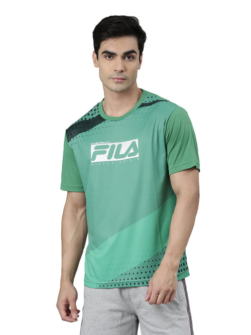 Fila Light Blue Ginar Men's Graphic T-Shirt
