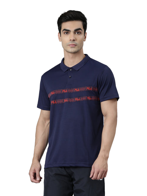Fila Light Green Palio Men's Graphic Polos