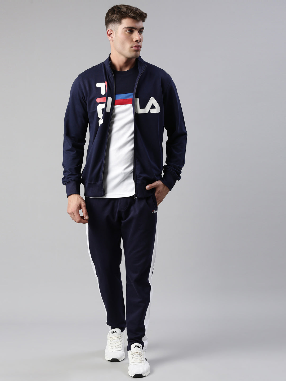 Fila Black Bakir Men's Sweat Jacket