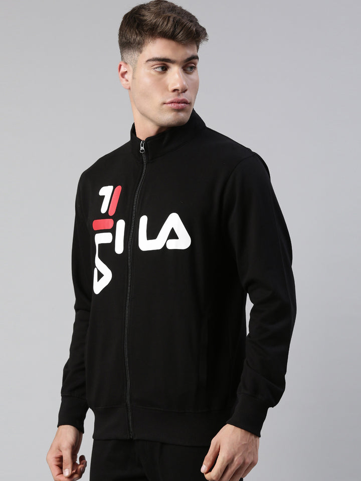 Fila Black Bakir Men's Sweat Jacket