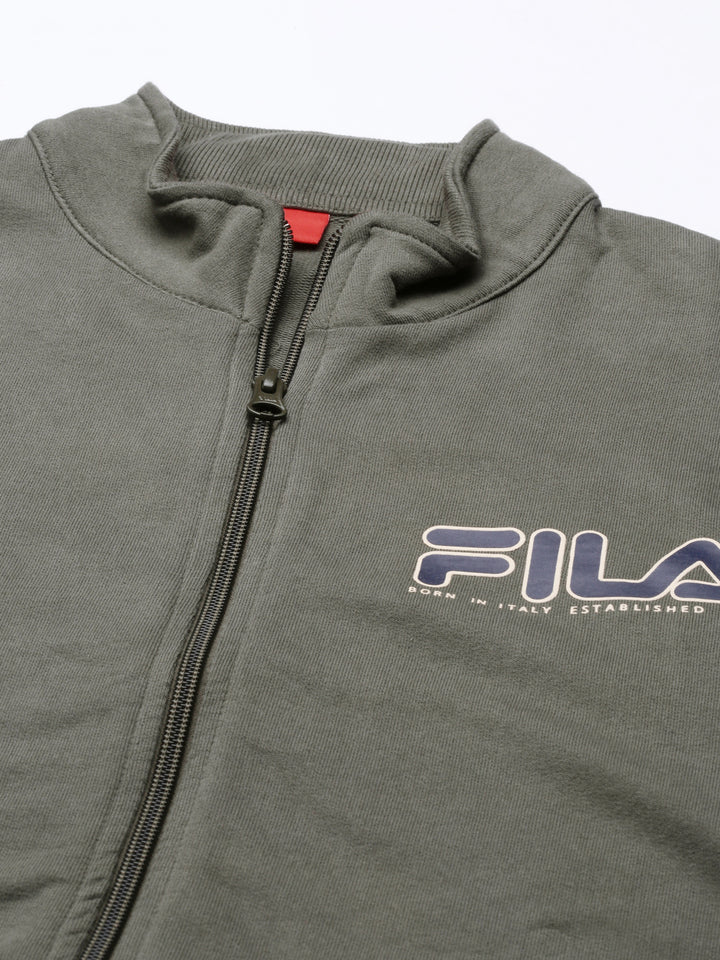 Fila Black Faiz Men's Sweat Jacket