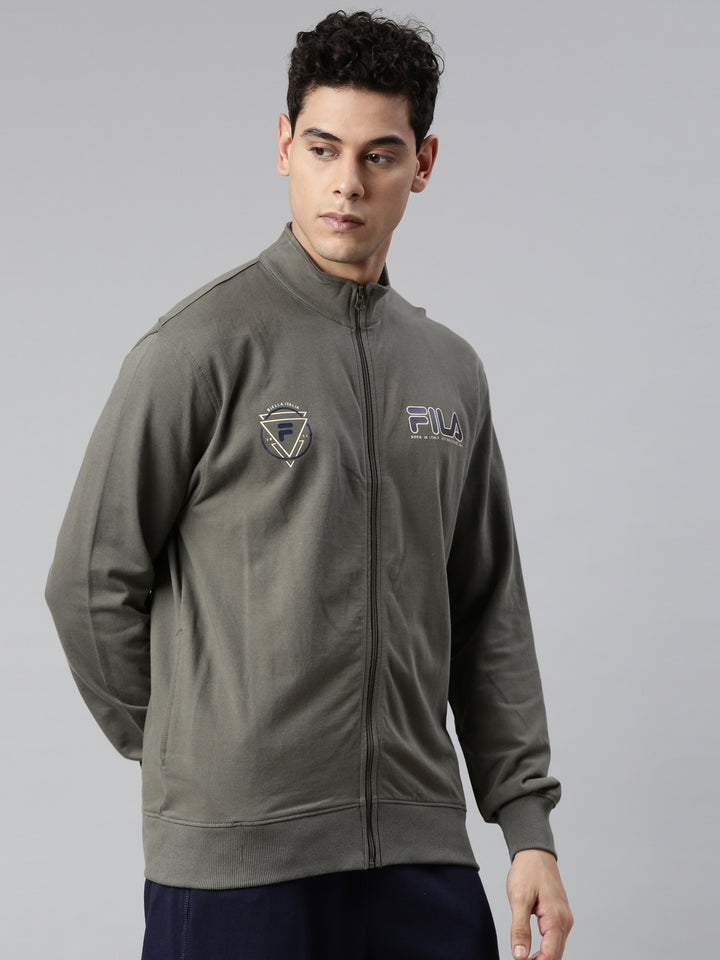Fila Black Faiz Men's Sweat Jacket