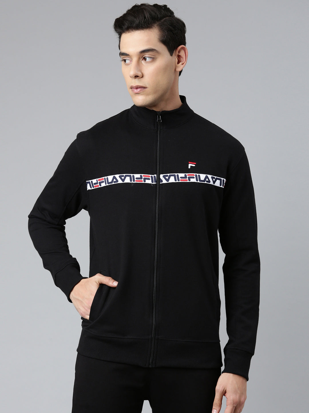 Fila Blue Hazem Men's Sweat Jacket