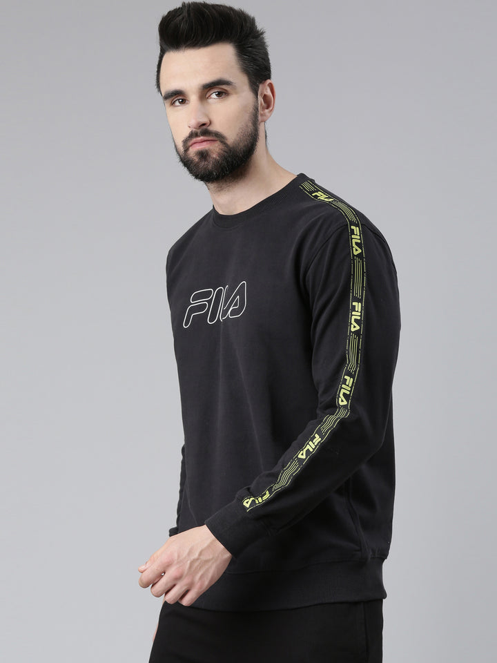 Fila Grey Panit Men's Sweatshirts