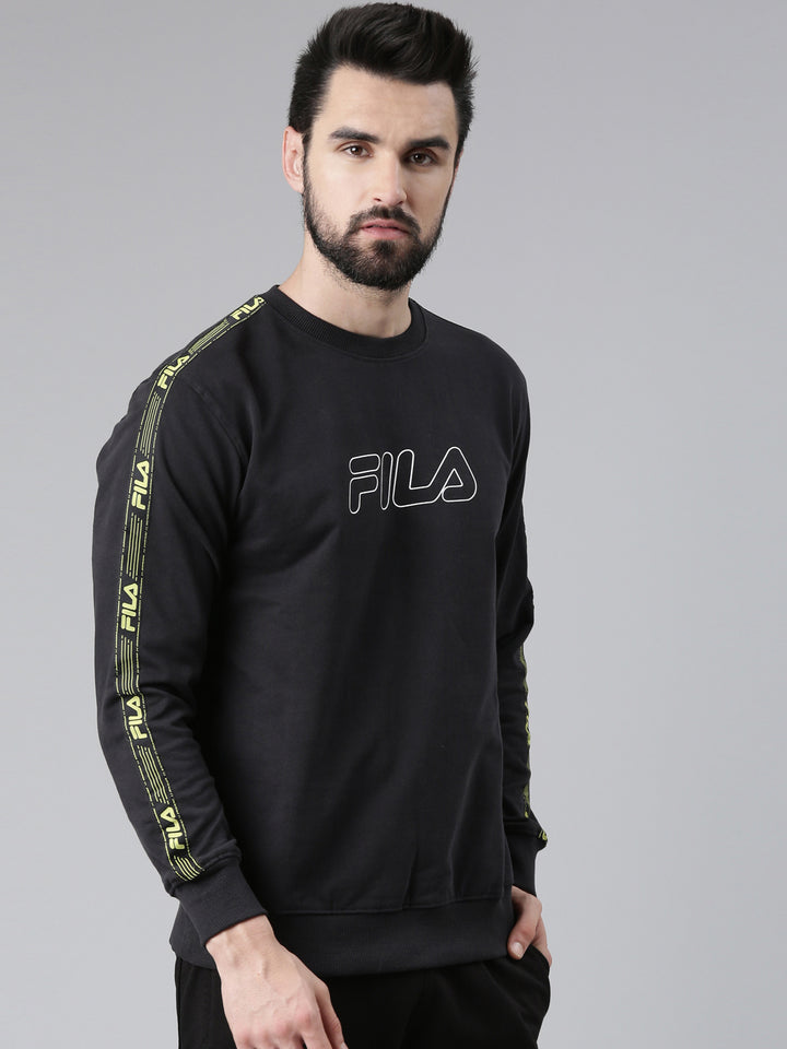 Fila Grey Panit Men's Sweatshirts